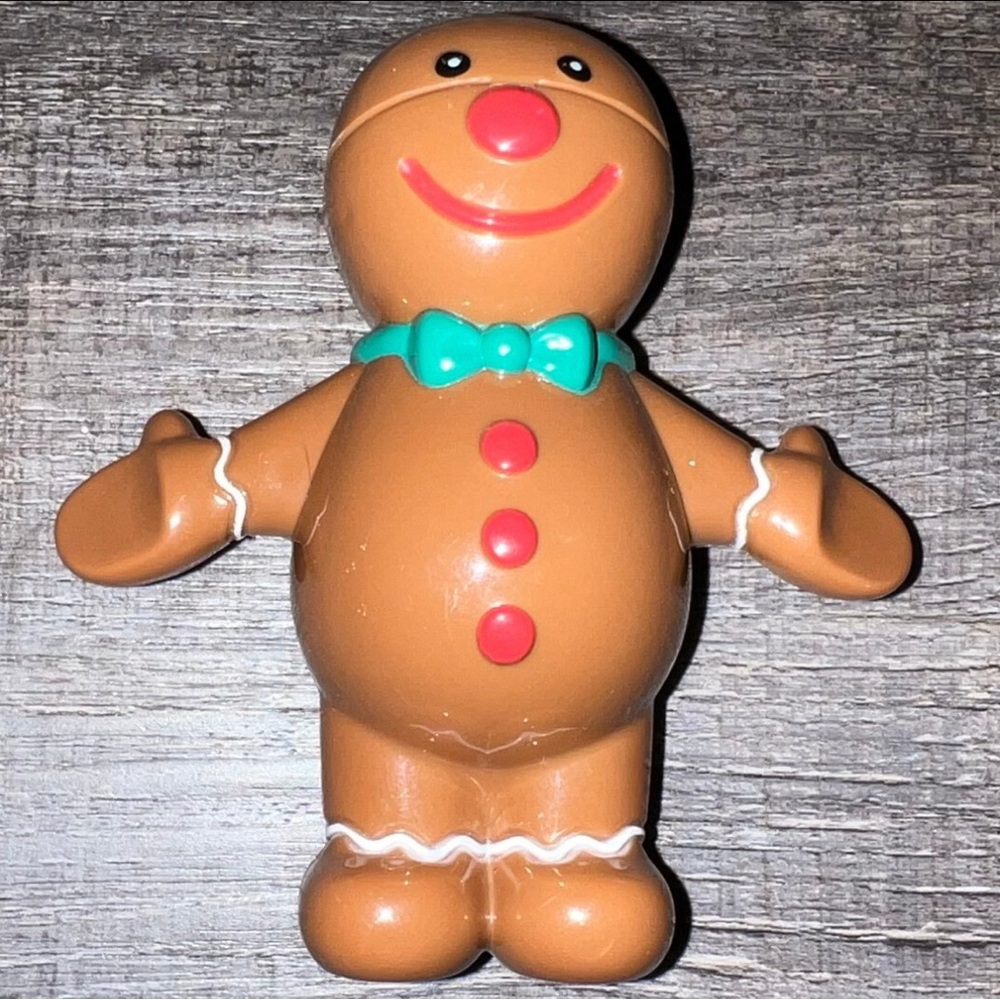 💞 Funny Christmas Holiday Gingerbread Man Jelly Bean Dispenser Toy